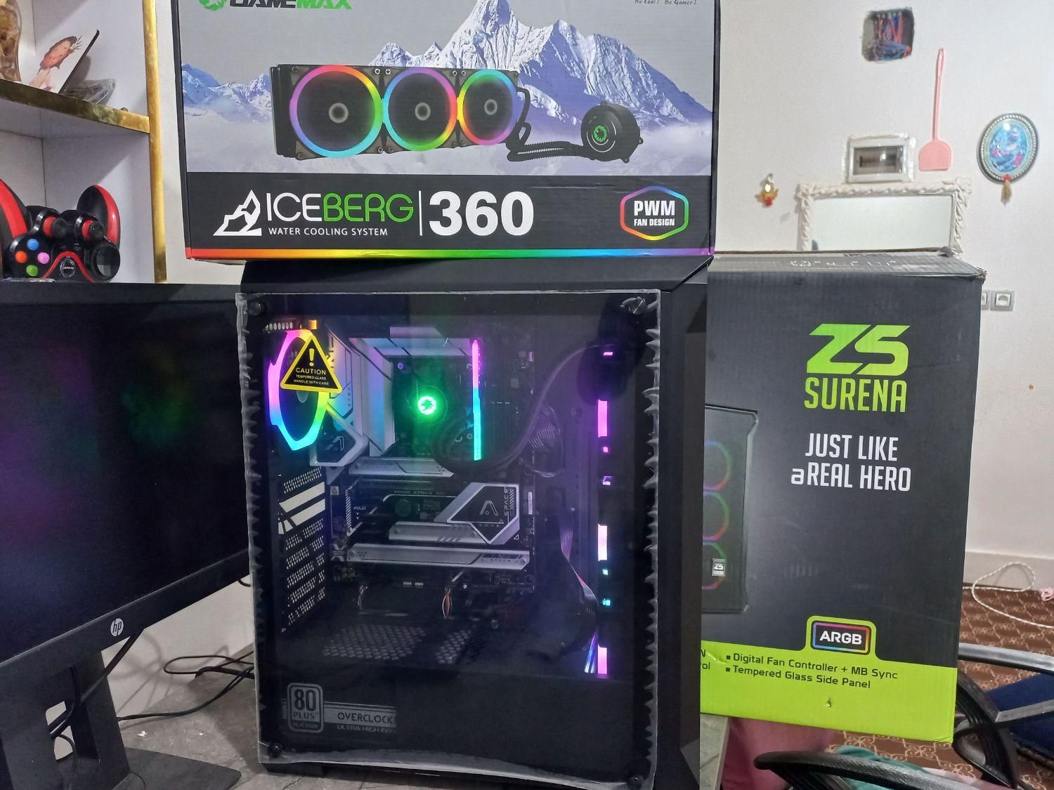 کیس گرین z5و کولینگ ۳۶۰ GAMEMAX|قطعات و لوازم جانبی رایانه|آبادان, |دیوار
