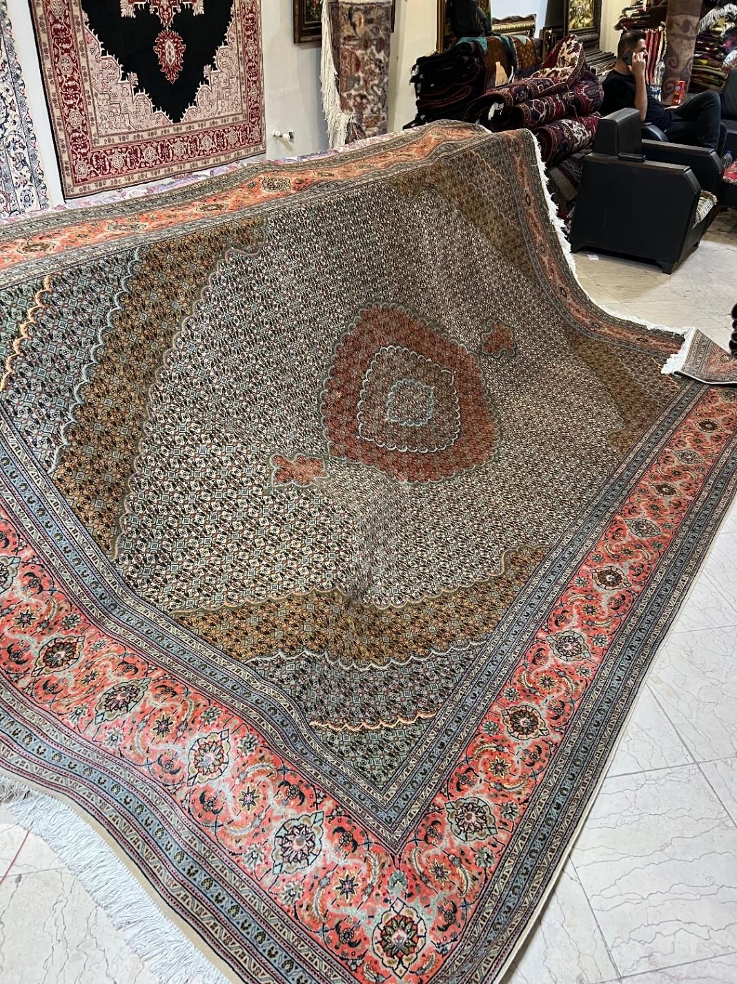 جفت فرش ۹ متری ۵۰ رج ماهی تبریز|فرش|تهران, کوی فراز|دیوار