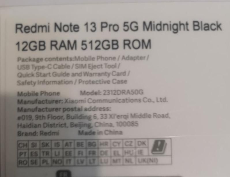 شیائومی Redmi Note 13 Pro ۵۱۲ گیگابایت|موبایل|تهران, جیحون|دیوار