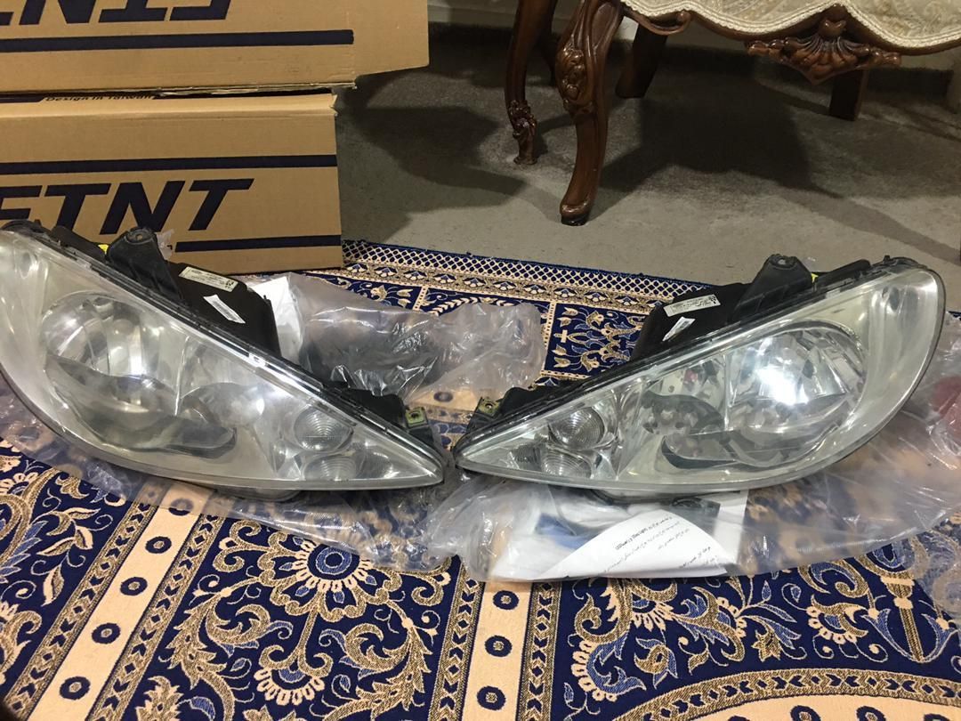 چراغ جلو و خطر عقب 206|قطعات یدکی و لوازم جانبی|رباط‌کریم, |دیوار