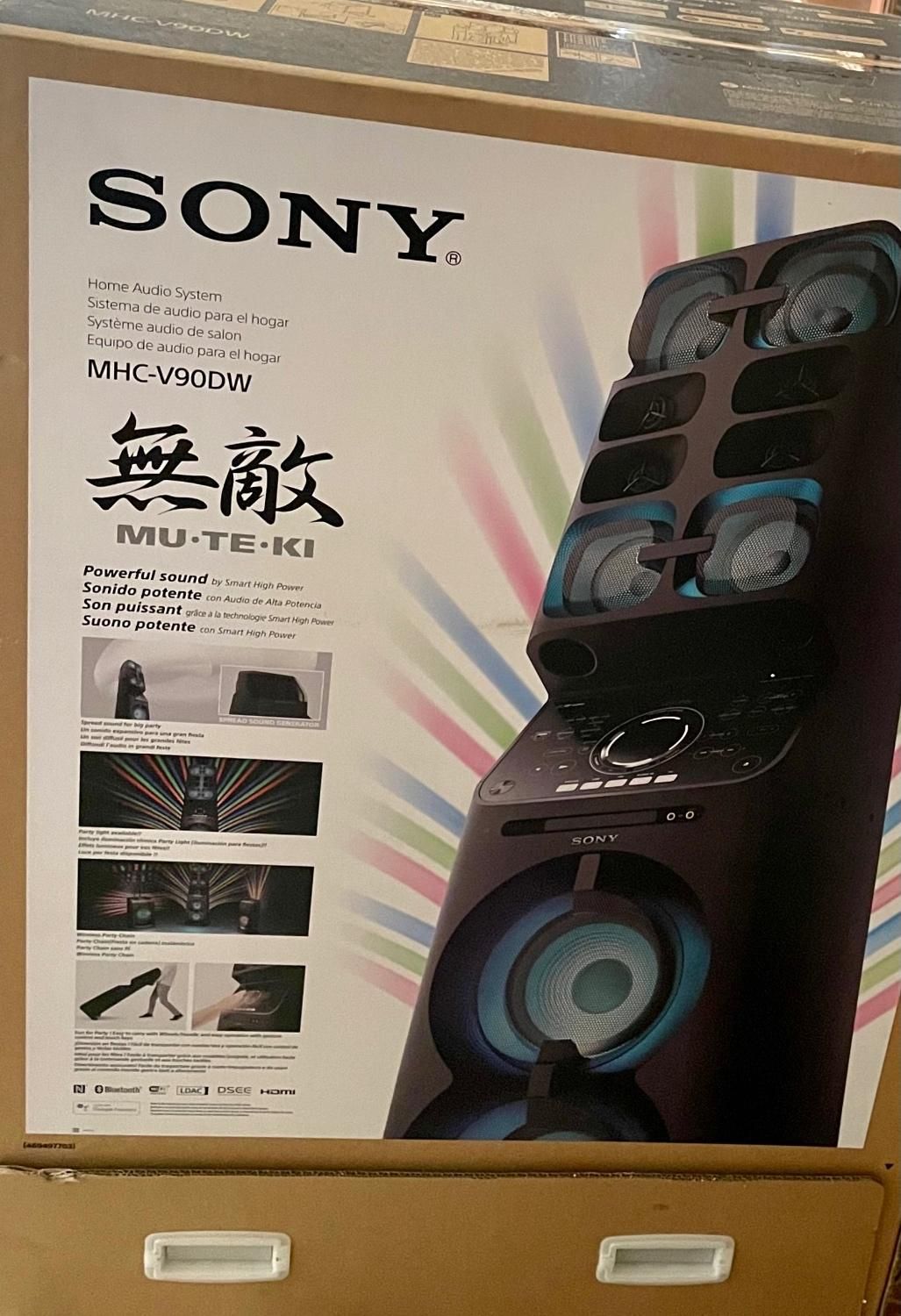 اسپیکر سونی شیک SONY شرکتی زرین  MHC-V90DW|سیستم صوتی خانگی|تهران, امانیه|دیوار