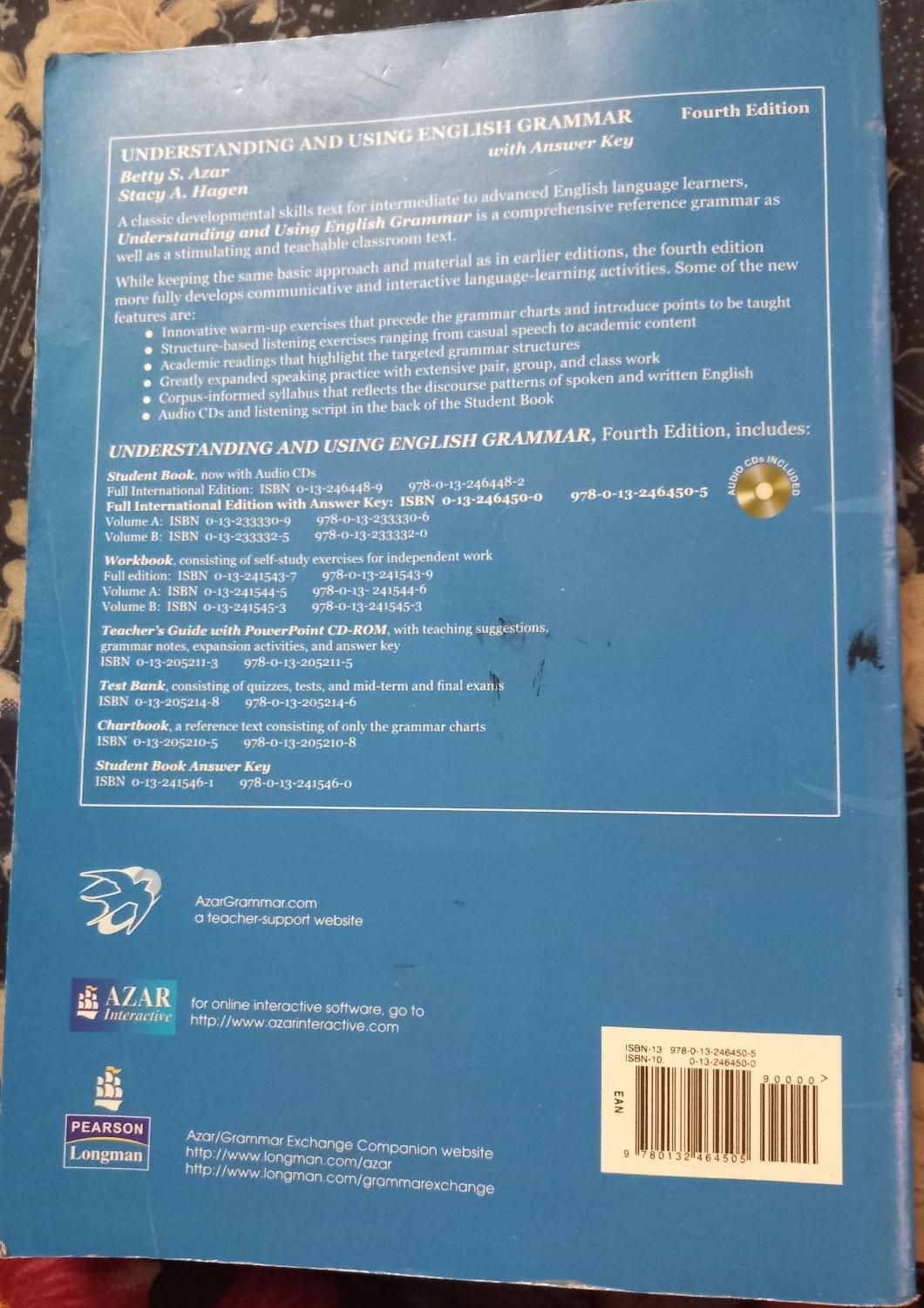 درک و استفاده از گرامر انگلیسی (پیرسون، لانگمن)|کتاب و مجله آموزشی|تهران, جیحون|دیوار