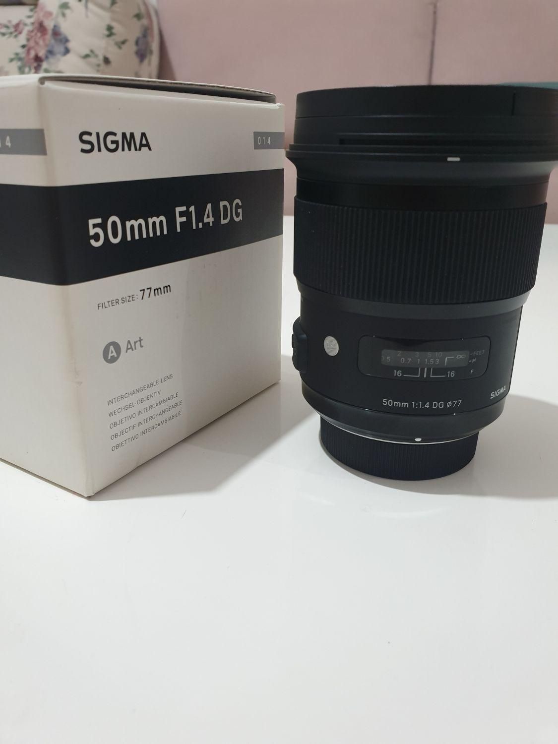 لنز سیگما 50mm F1.4 for nikon|دوربین عکاسی و فیلم‌برداری|تهران, ستارخان|دیوار