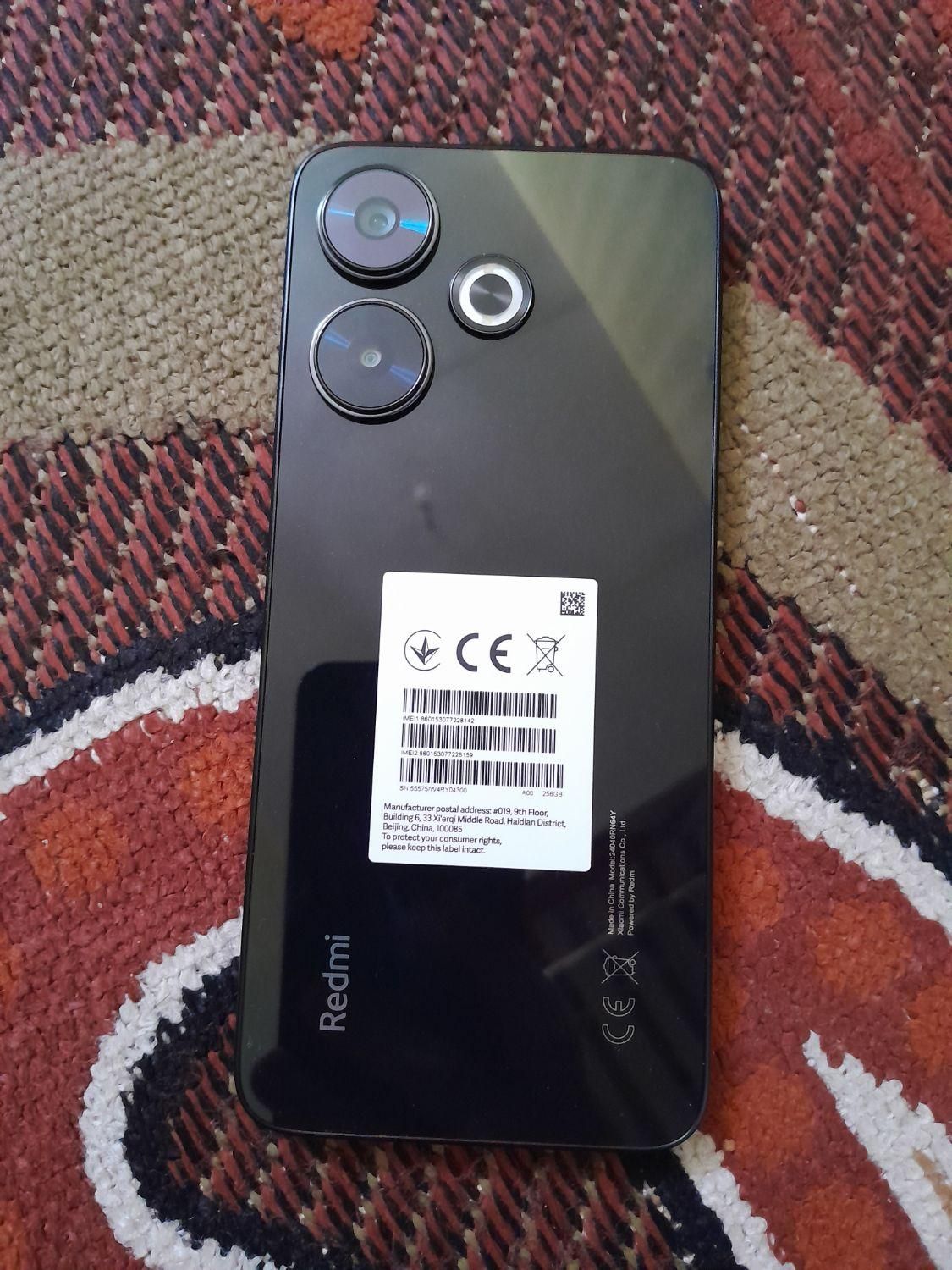 شیائومی redmi 13 با حافظهٔ ۲۵۶ گیگابایت|موبایل|مشهد, رسالت|دیوار