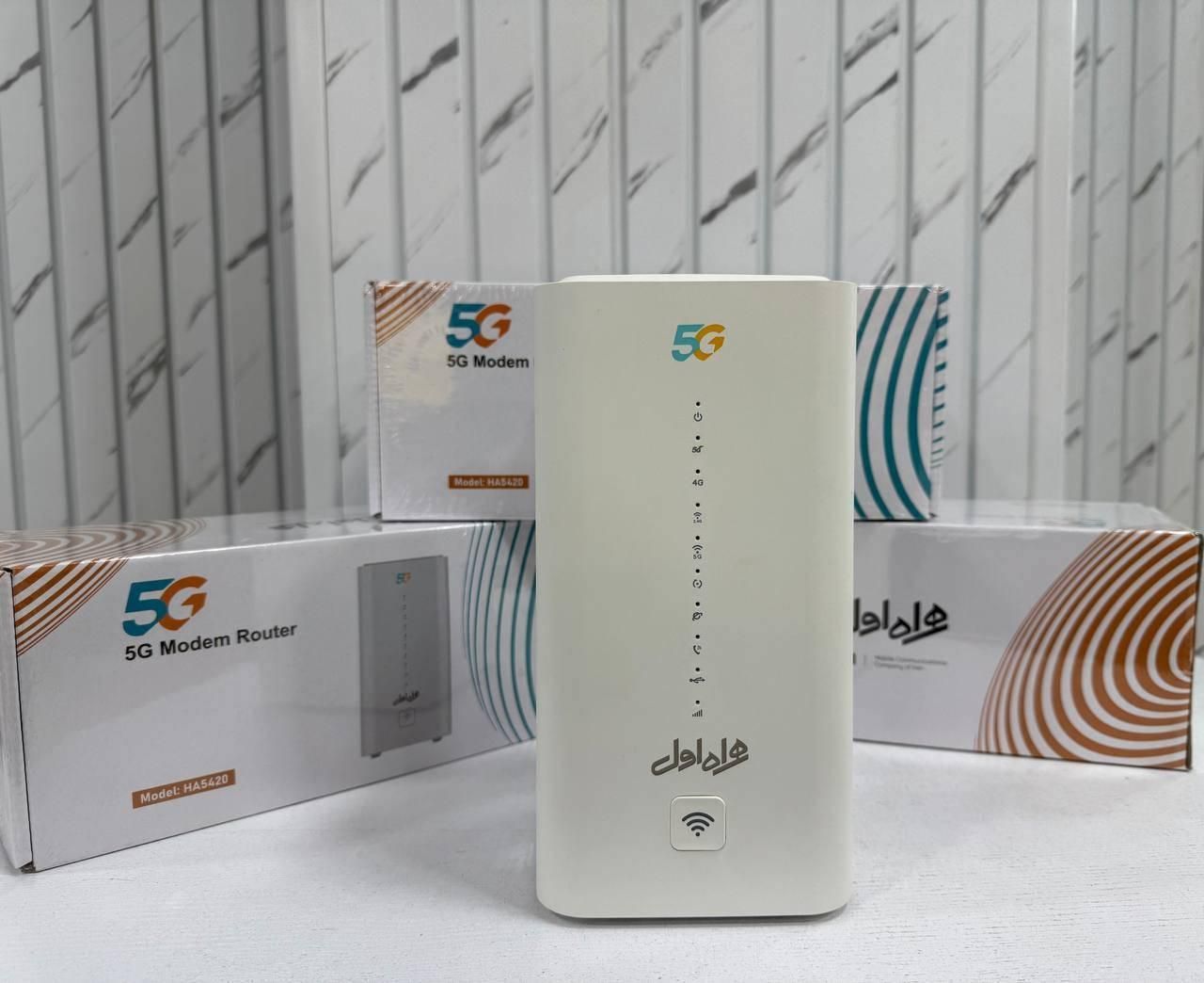 مودم رومیزی 5G مدل HA5420 به همراه 300گیگ|مودم و تجهیزات شبکه|تهران, میدان انقلاب|دیوار