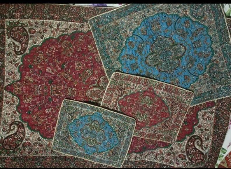 ۴عدد ترمه ۲تا دوتیکه ۲تا تک|پرده، رانر، رومیزی|تهران, آبشار|دیوار