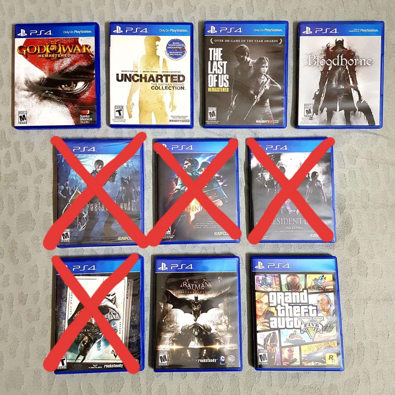 فروش بازی های اورجینال نو PS4|کنسول، بازی ویدئویی و آنلاین|تهران, دولت‌آباد|دیوار