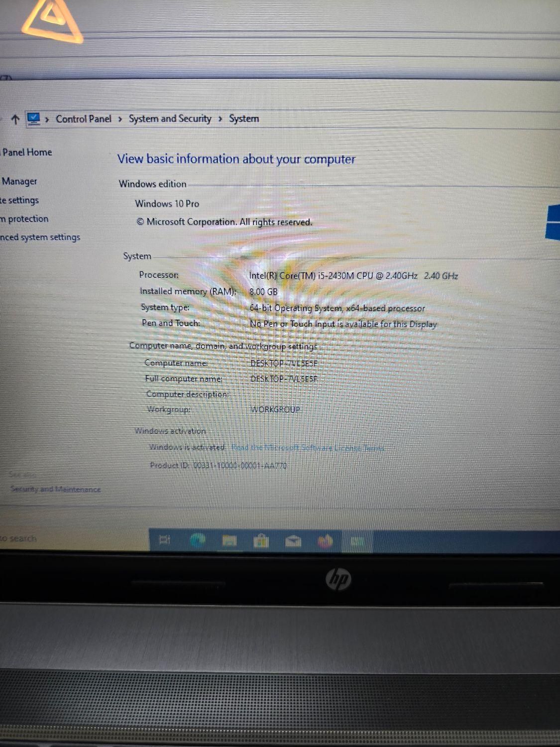 لپتاپ hp 4530s|رایانه همراه|تهران, سلسبیل|دیوار