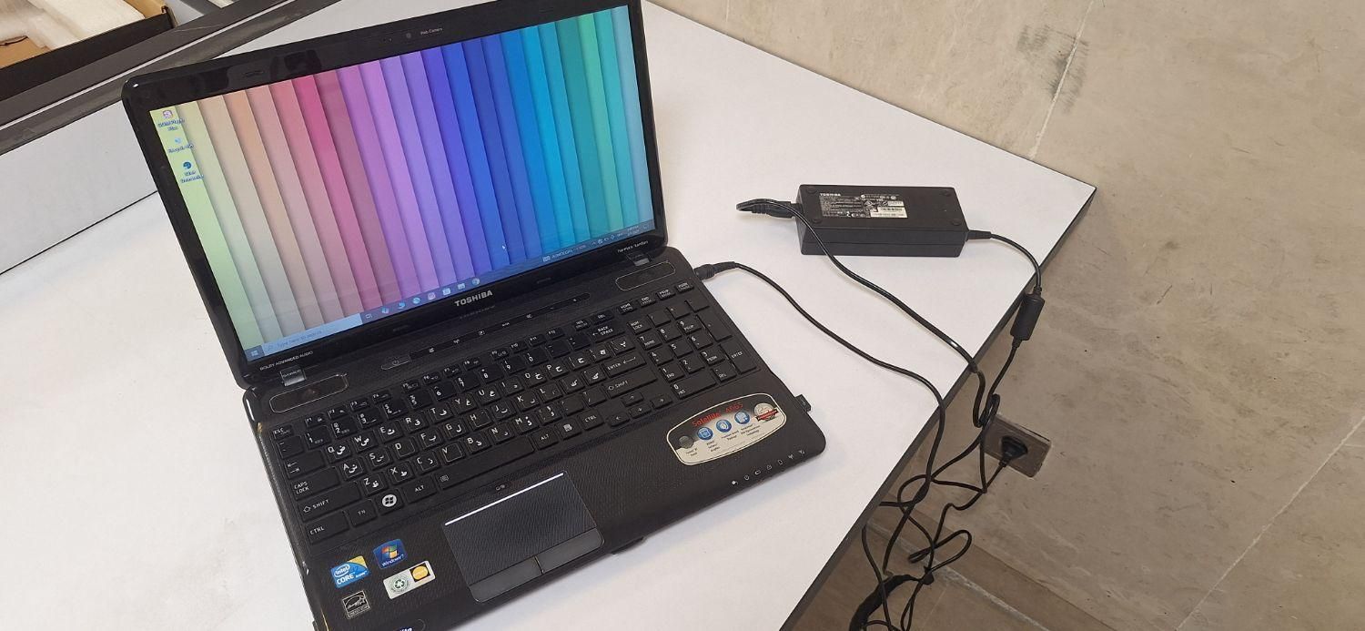 لپتاپ توشیبا  satellite a665 i7 740 سالم|رایانه همراه|تهران, سوهانک|دیوار