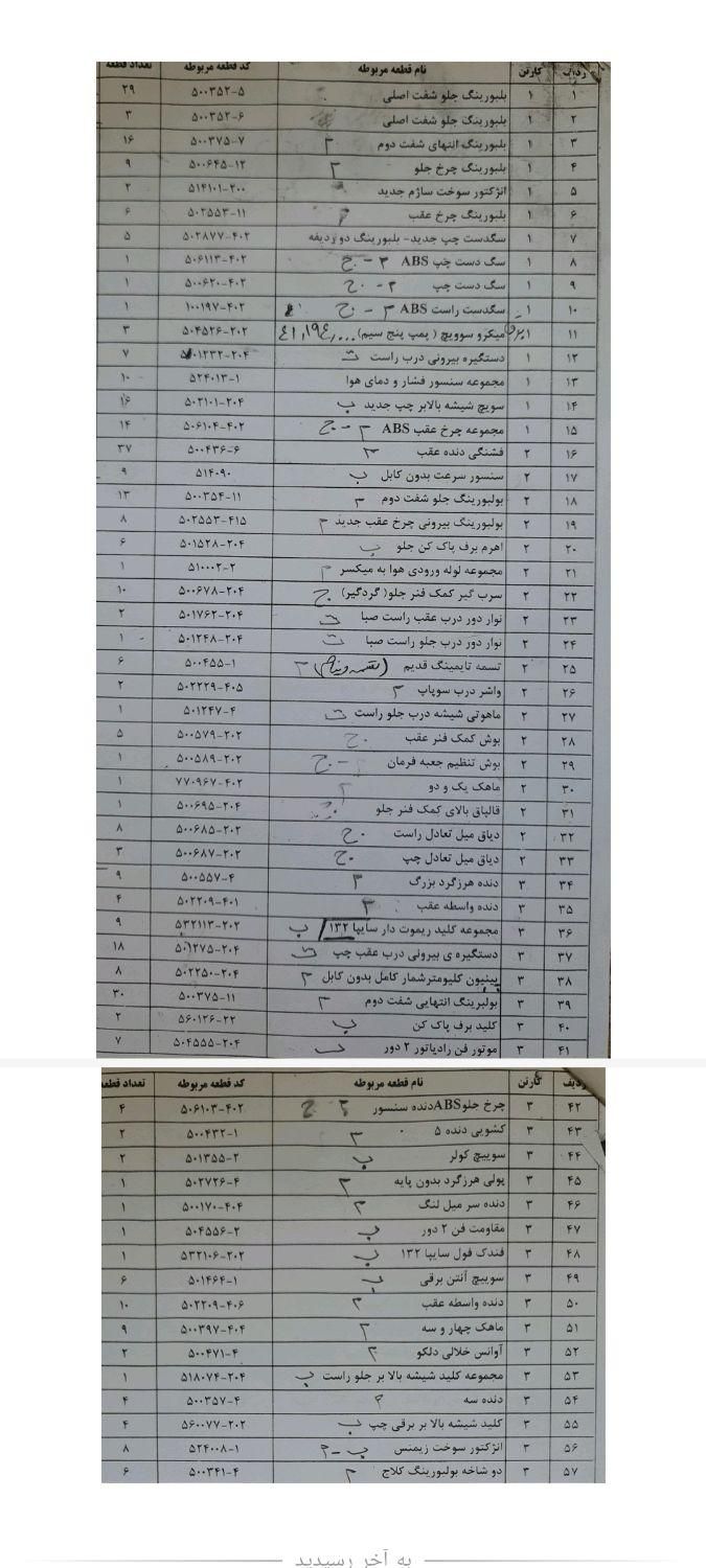 قطعات یدکی ومصرفی پراید|قطعات یدکی و لوازم جانبی|تهران, کن|دیوار