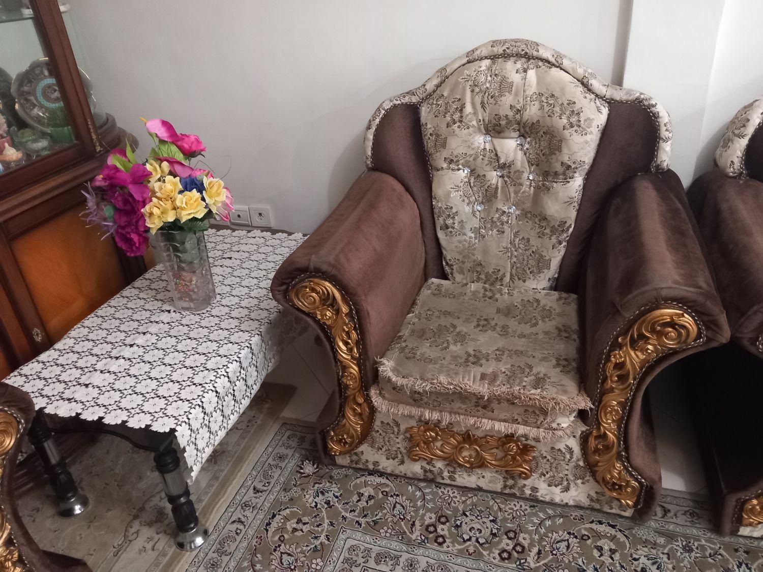مبل راحتی ۷نفره|مبلمان خانگی و میز عسلی|تهران, جنت‌آباد شمالی|دیوار