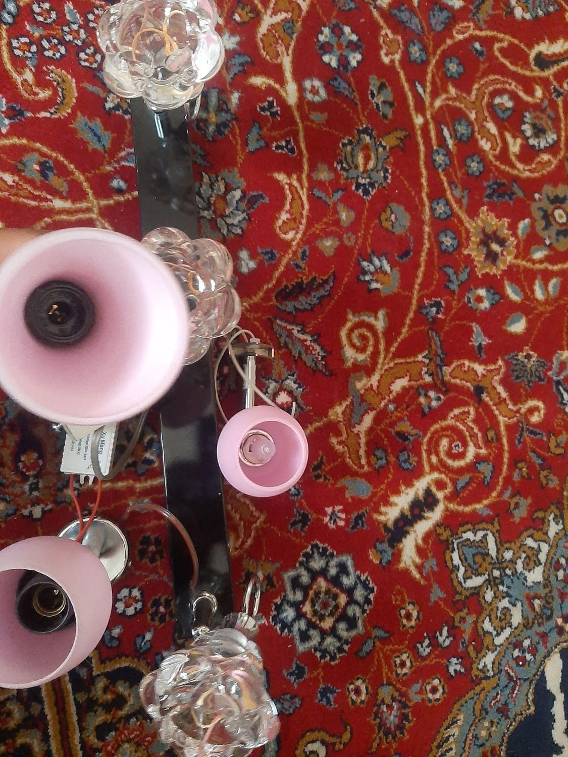 ۳تا چراغ روشنایی دیواری سقفی چهار شعله سالم نو|لوستر و چراغ آویز|کرج, برغان|دیوار
