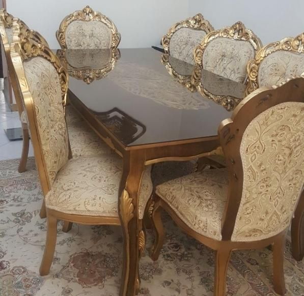 میز ناهارخوری ۸ نفره سلطنتی|میز و صندلی غذاخوری|تهران, تهران‌سر|دیوار