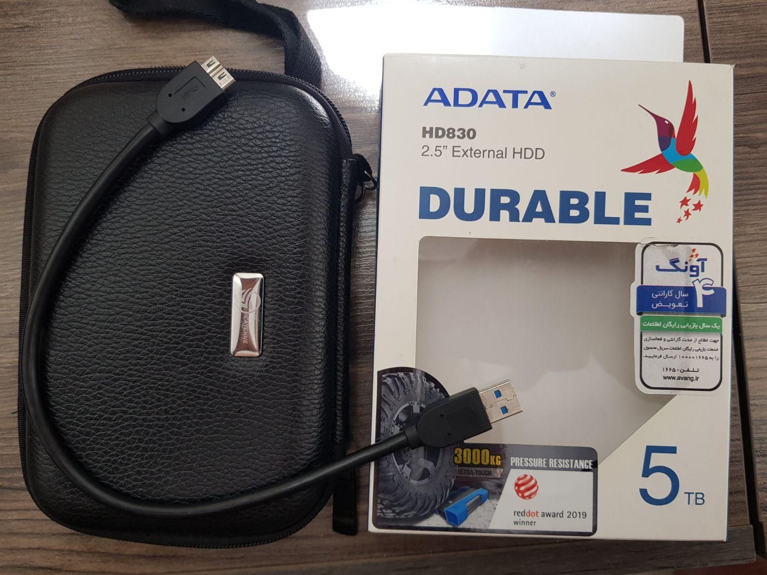 هارد اکسترنال ای دیتا Adata hd830 ظرفیت ۵ ترابایت|قطعات و لوازم جانبی رایانه|تهران, شهران جنوبی|دیوار