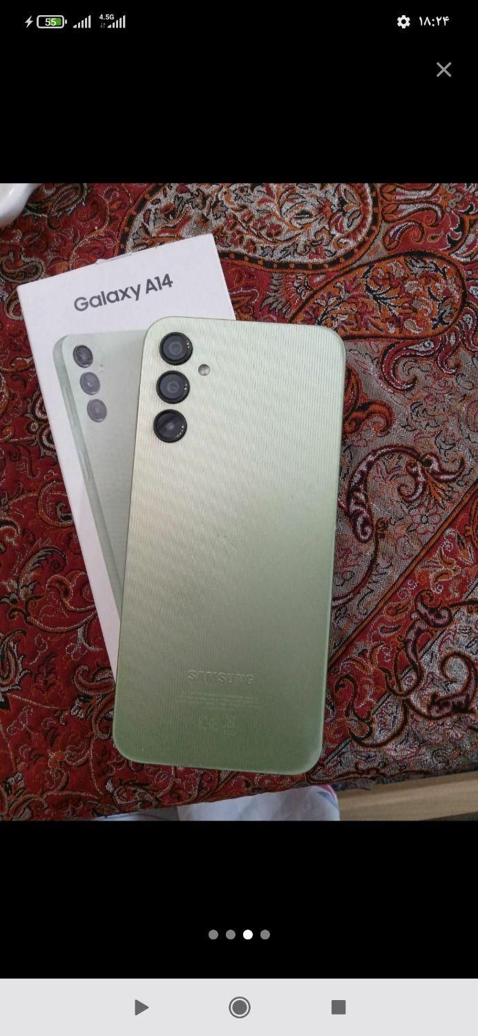 سامسونگ Galaxy A14 5Gسبز با حافظهٔ ۱۲۸ رام8اکبند|موبایل|تهران, ستارخان|دیوار