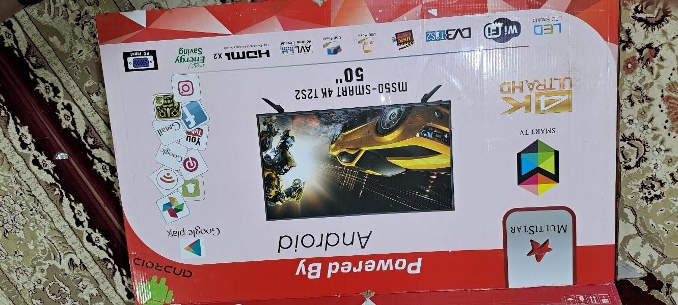 تلویزیون ۵۰ این مولتی استار 4k uhd|تلویزیون و پروژکتور|بندر کنگان, |دیوار
