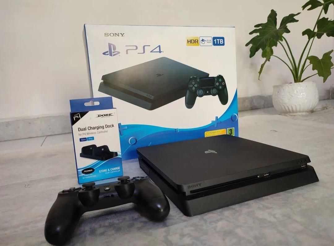 کنسول بازی PS4 Slim 1TB مشابه نو / پلی استیشن ۴|کنسول، بازی ویدئویی و آنلاین|تهران, پیروزی|دیوار