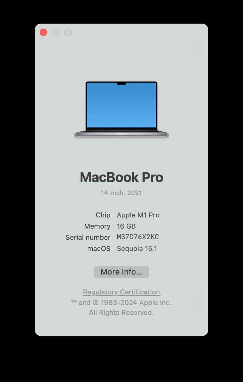 مک بوک پرو  2021 MacBook Pro M1 Pro 500 MB 16GB|رایانه همراه|تهران, آشتیانی|دیوار