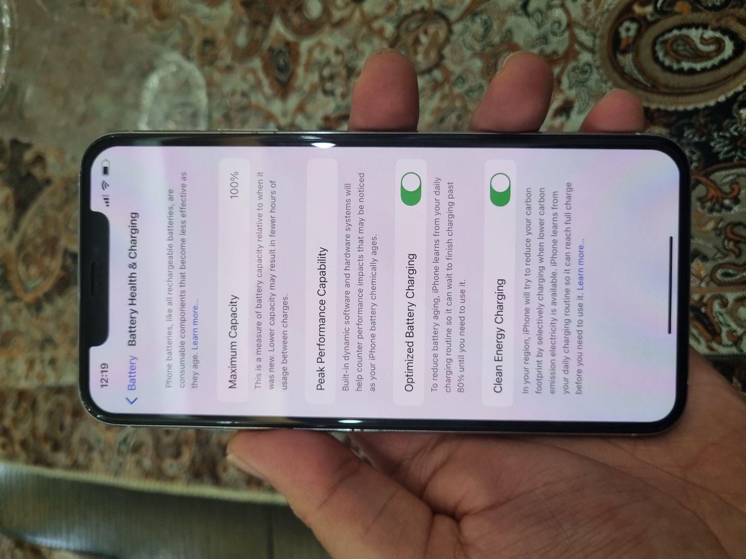 اپل iPhone 11 Pro Max با حافظهٔ ۲۵۶ گیگابایت|موبایل|رشت, رودبارتان|دیوار