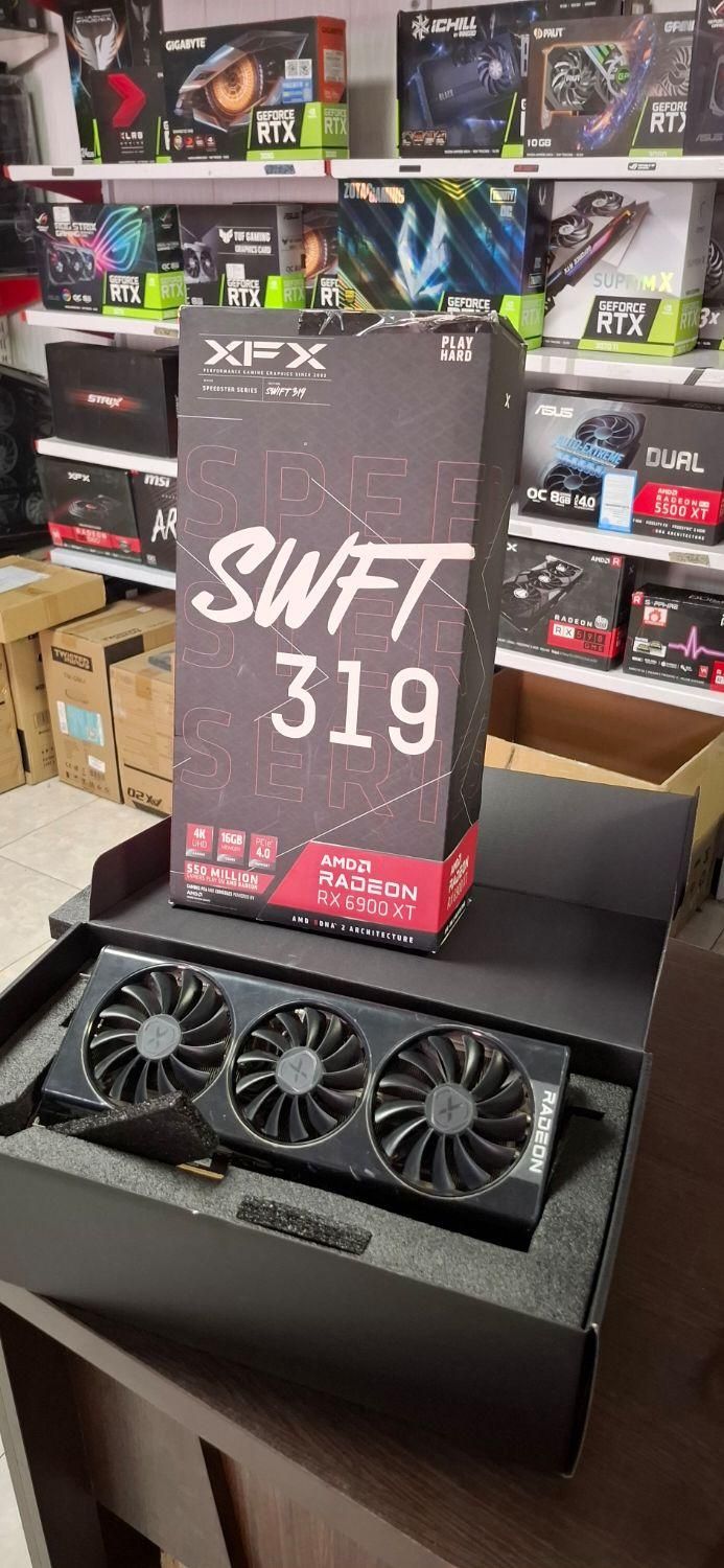 کارت گرافیک rx 6900xt xfx کیس گیمینگ ۱۶ گیگ|قطعات و لوازم جانبی رایانه|تهران, آذربایجان|دیوار