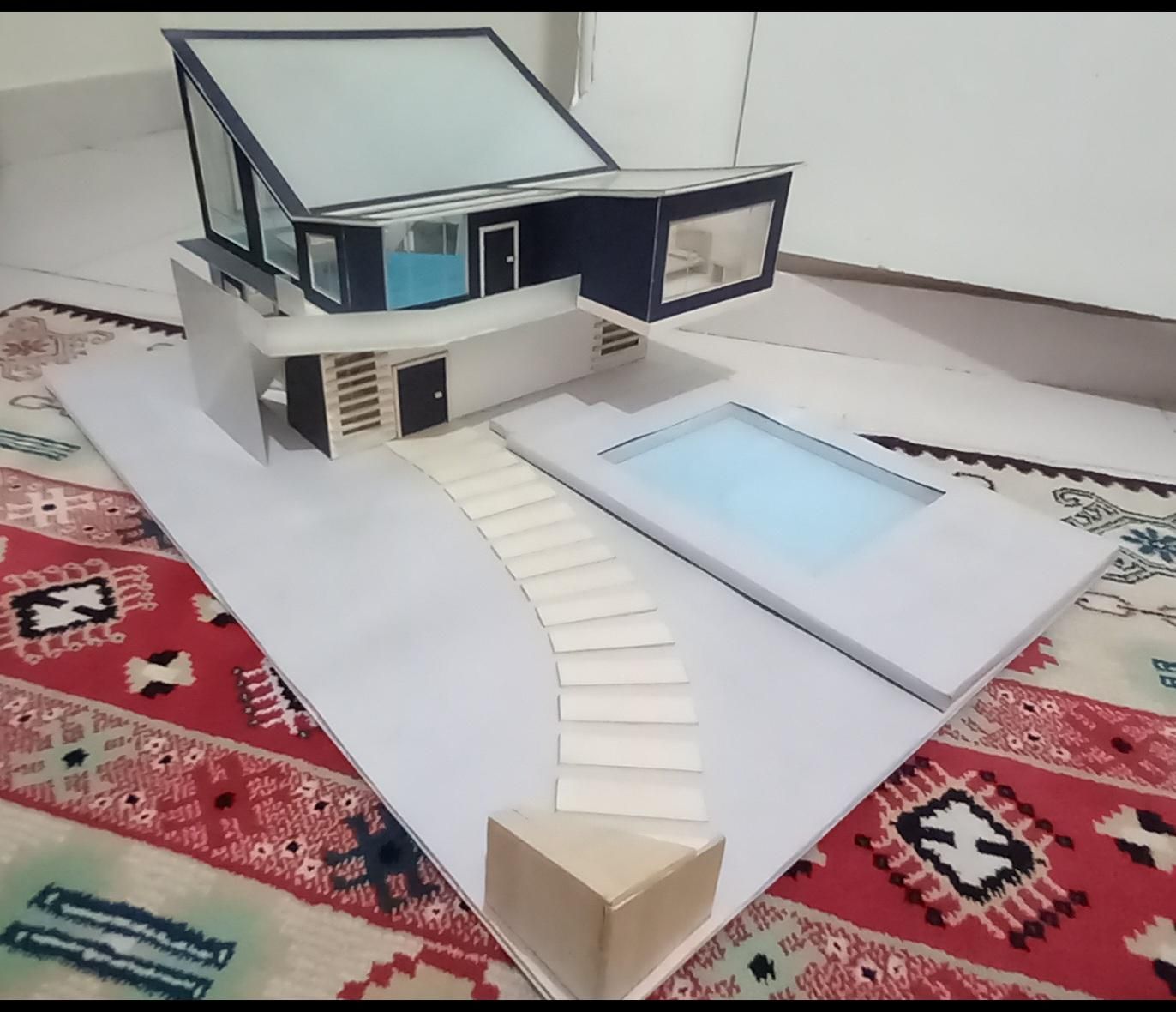 ماکت معماری دو طبقه با دیزاین داخلی|مجسمه، تندیس، ماکت|تهران, وحیدیه|دیوار