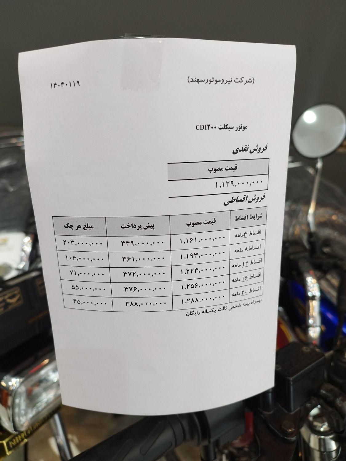 موتور پرواز ۲۰۰ نیروموتور ریموتی|موتورسیکلت|تهران, بازار|دیوار