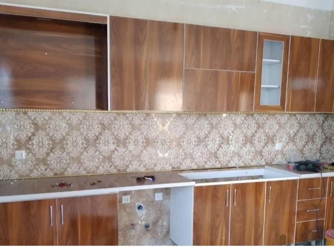 کابینت ام دی اف رنگ کاج و گرودیی آماده|مصالح و تجهیزات ساختمان|رشت, جانبازان|دیوار