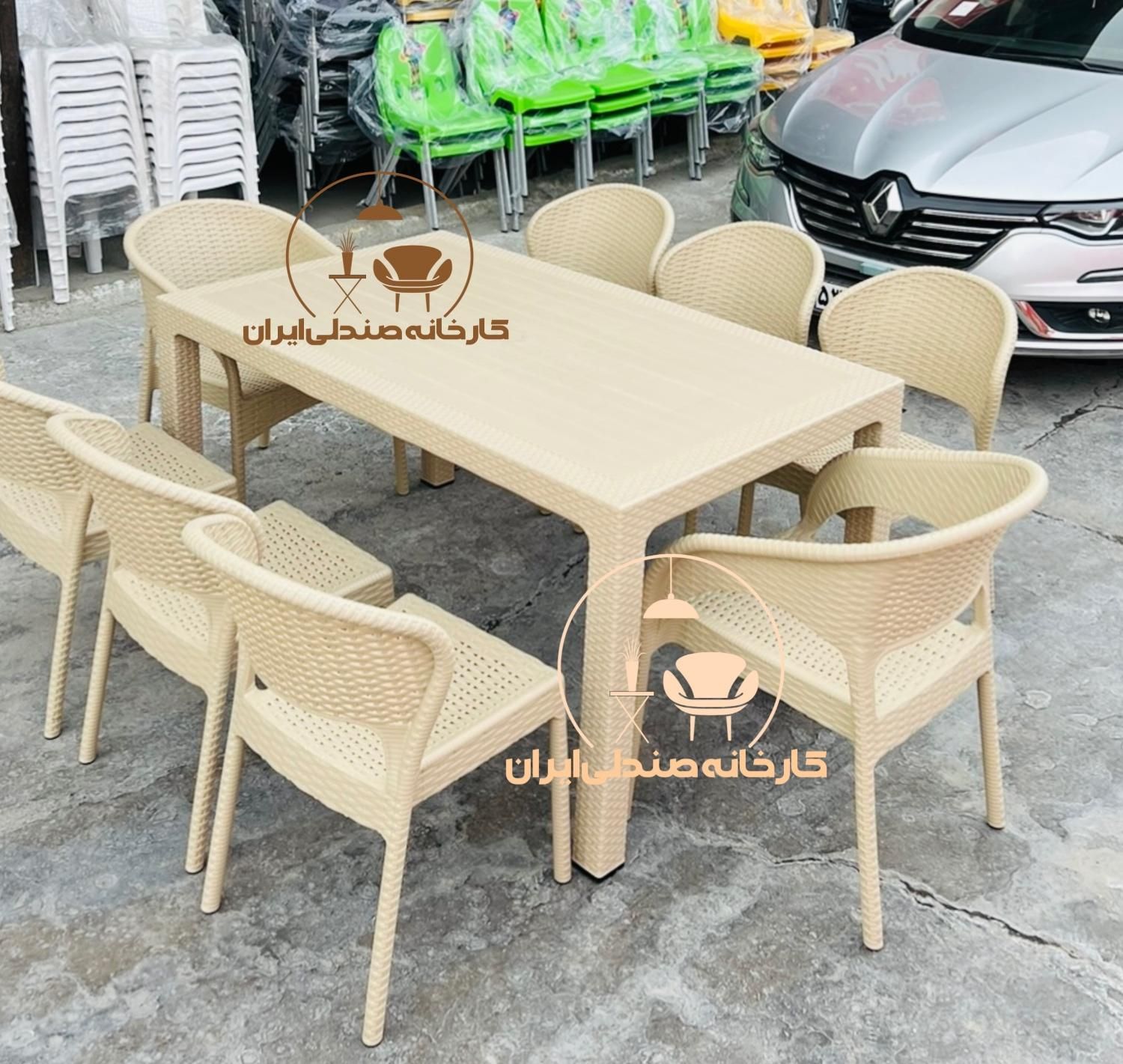 صندلی پلاستیکی میزغذاخوری سیمین(صندلی ایران|میز و صندلی غذاخوری|تهران, میدان ولیعصر|دیوار