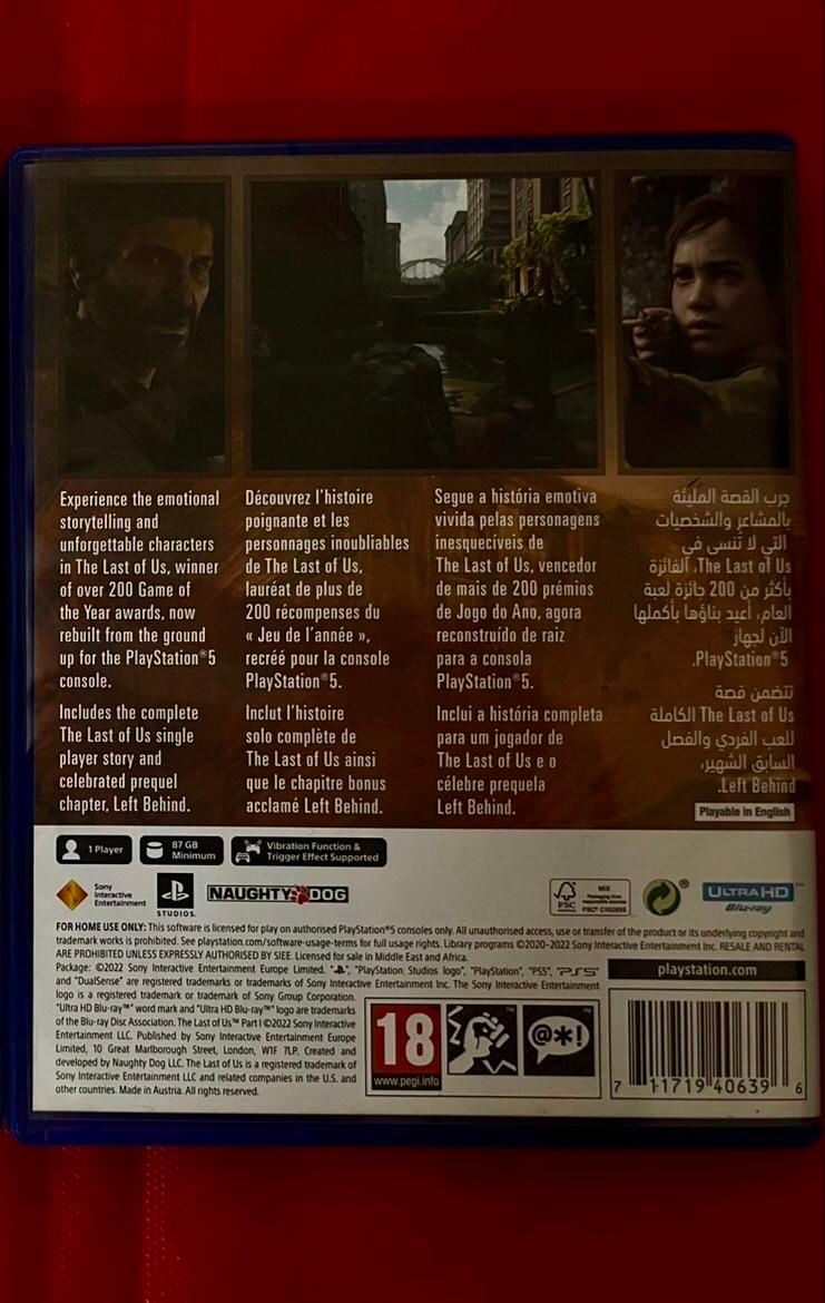 دیسک سی دی بازی لست اف اس last of us ps5|کنسول، بازی ویدئویی و آنلاین|تهران, منیریه|دیوار