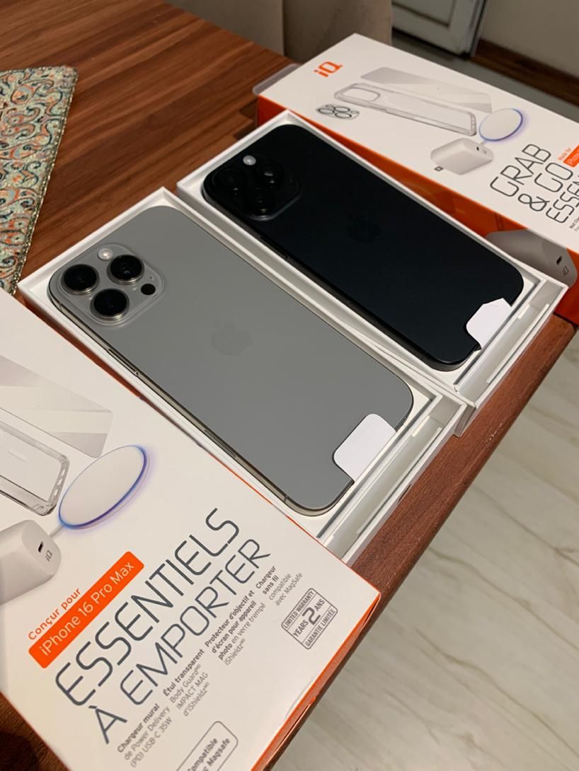 اپل iPhone 16 Pro Max با حافظهٔ ۲۵۶ گیگابایت|موبایل|تهران, جنت‌آباد شمالی|دیوار