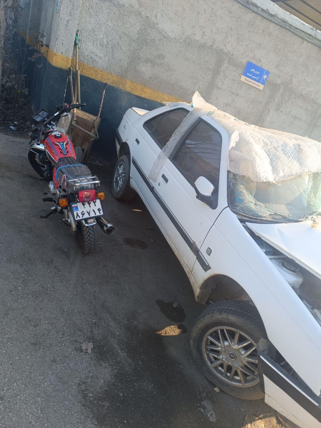اسکلت پژو 405  slx|قطعات یدکی و لوازم جانبی|گرمی, |دیوار