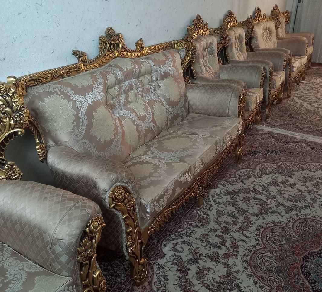 مبل ۹ نفره استیل طرح کلاسیک|مبلمان خانگی و میز عسلی|تهران, عبدالله‌آباد|دیوار