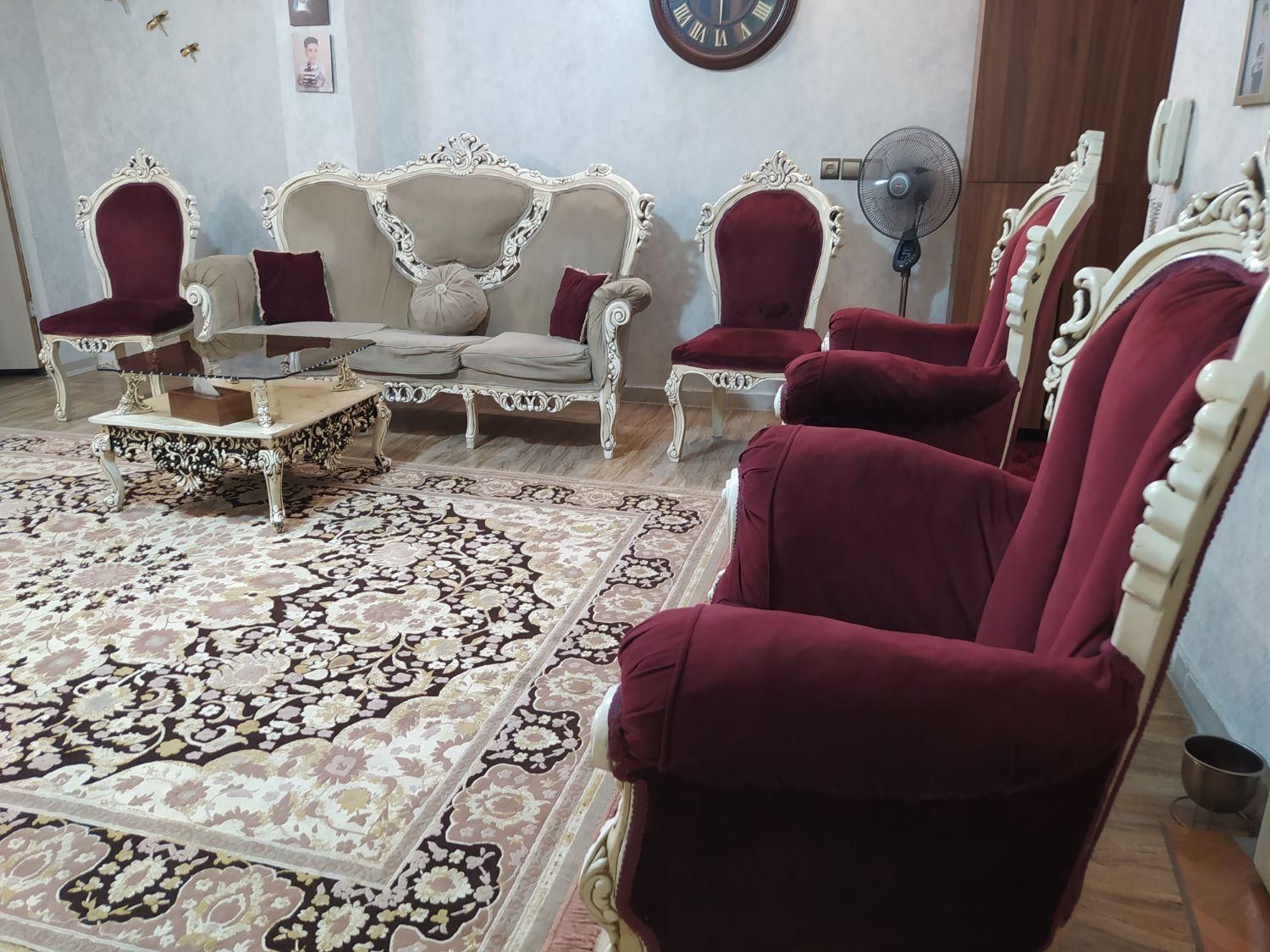 مبل راحتی استیل 9 نفره|مبلمان خانگی و میز عسلی|تهران, استاد معین|دیوار