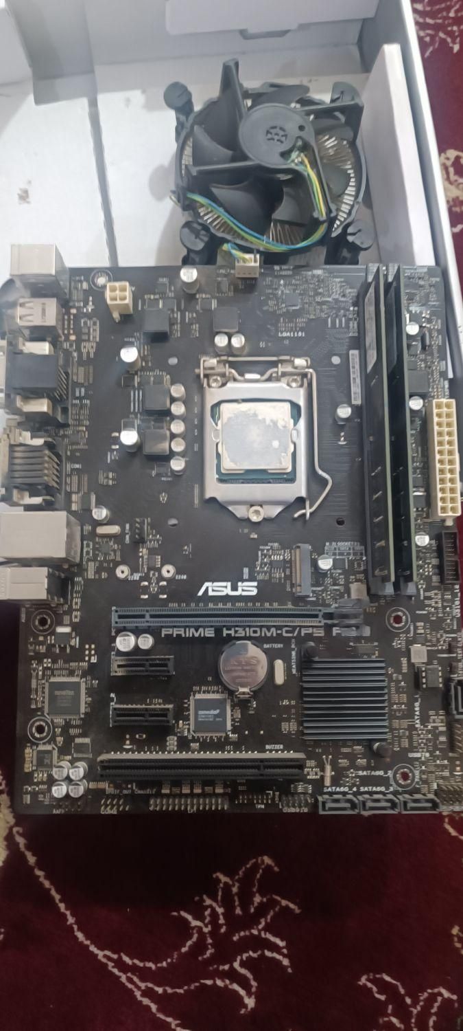 cpu i5 9400 ram 8×2ddr4 motherboard h310mc|رایانه رومیزی|بوشهر, |دیوار