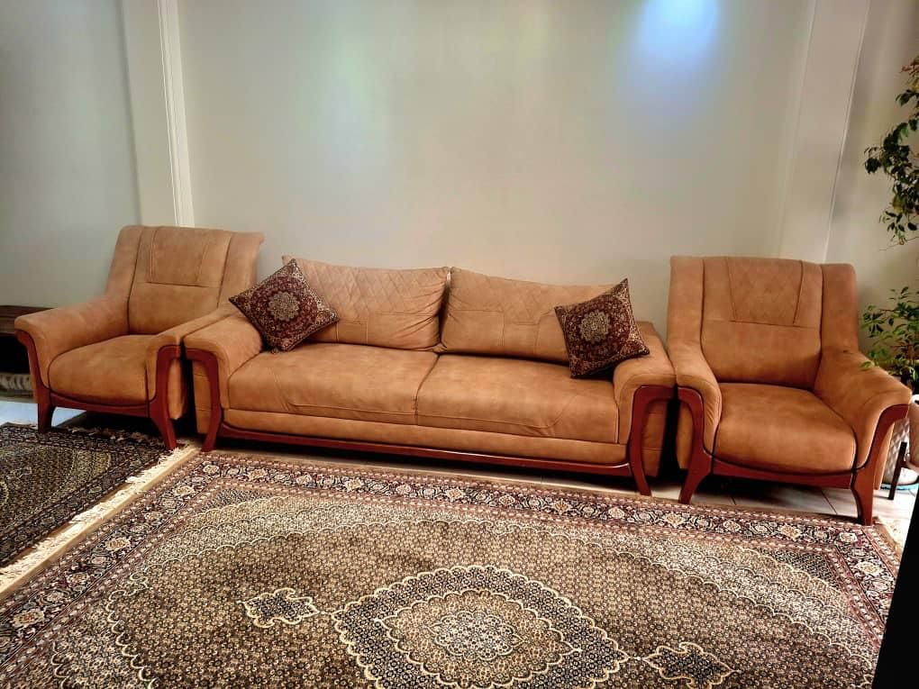 مبلمان 7 نفره با میز وسط|مبلمان خانگی و میز عسلی|پردیس, |دیوار