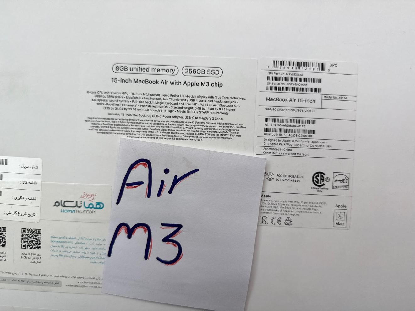 Air m3.2024.macbook|رایانه همراه|تهران, نجات اللهی|دیوار