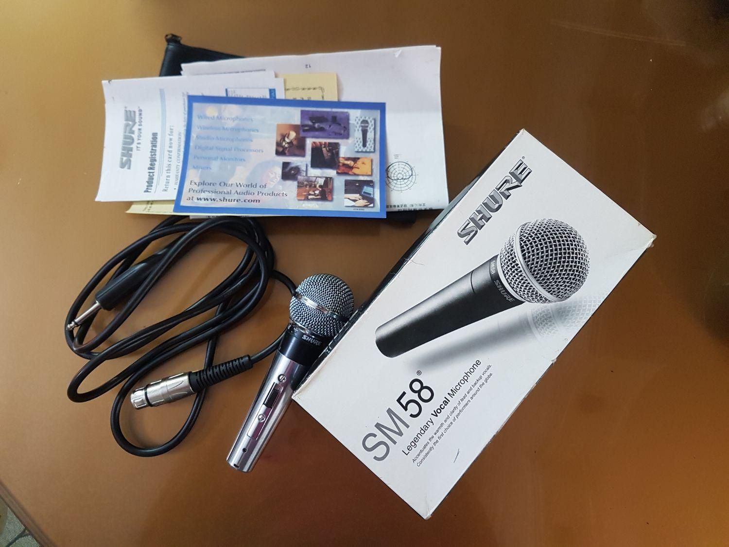 میکرون شور SHURE SM58|صوتی و تصویری|تهران, جنت‌آباد مرکزی|دیوار