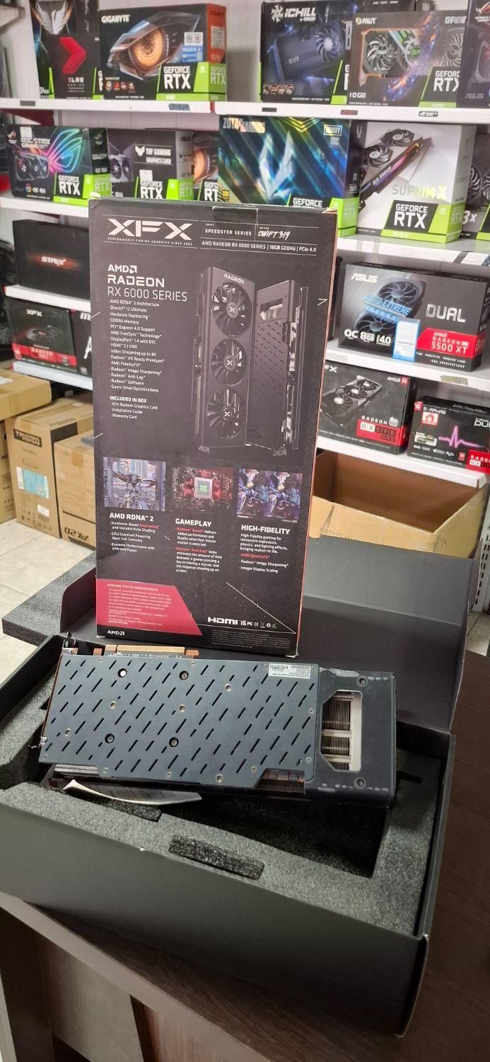 کارت گرافیک rx 6900xt xfx کیس گیمینگ ۱۶ گیگ|قطعات و لوازم جانبی رایانه|تهران, آذربایجان|دیوار