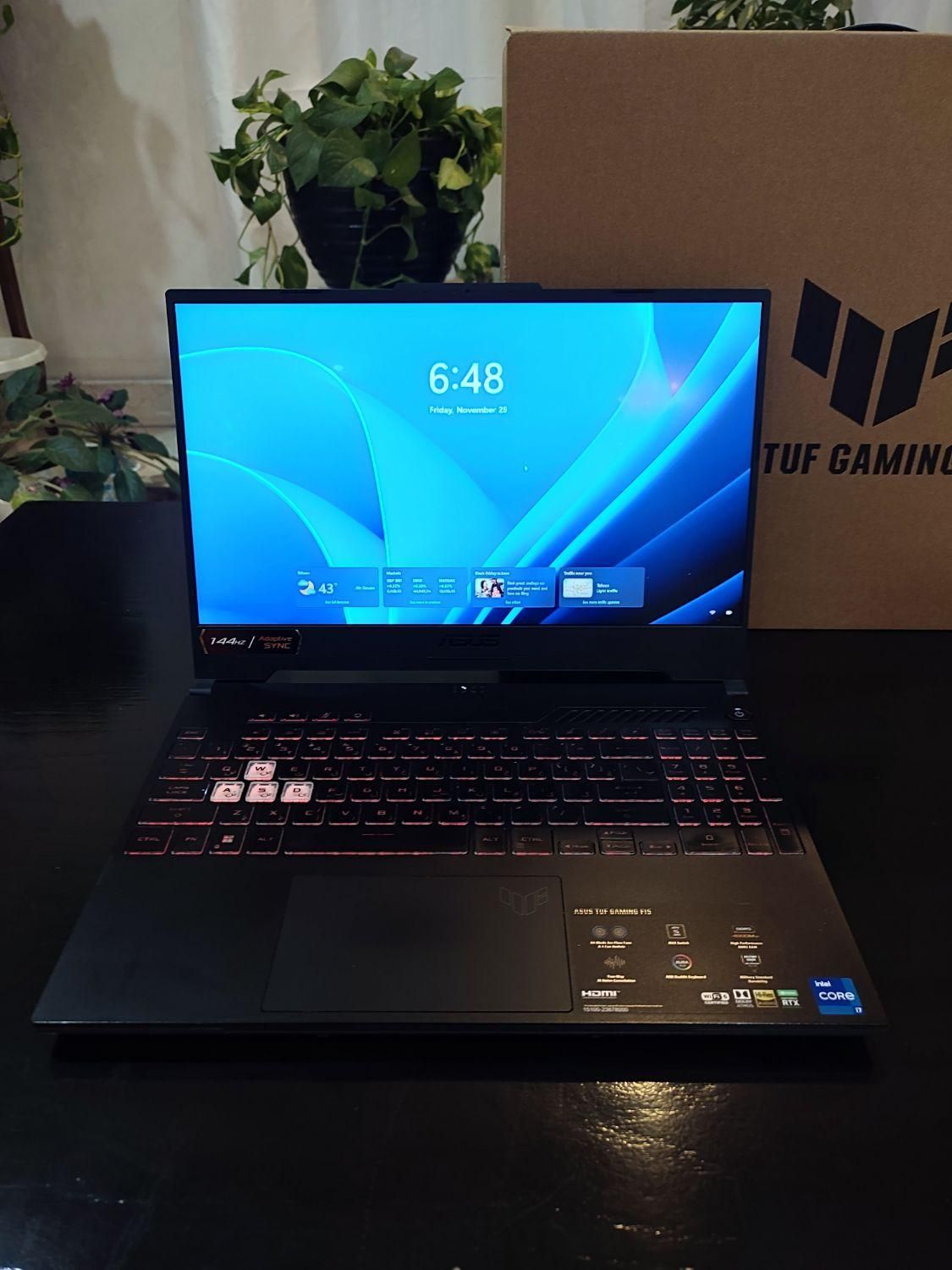 لپ‌تاپ ASUS TUF Gaming F15 مدلFX507 ZC مشابه آکبند|رایانه همراه|تهران, باغ فیض|دیوار