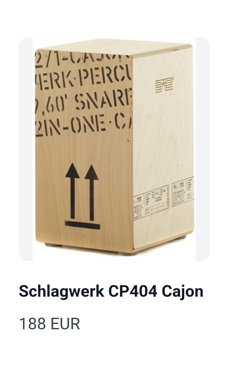 کاخن حرفه ای آلمانی schlagwerk cp404|درام و پرکاشن|زنجان, |دیوار