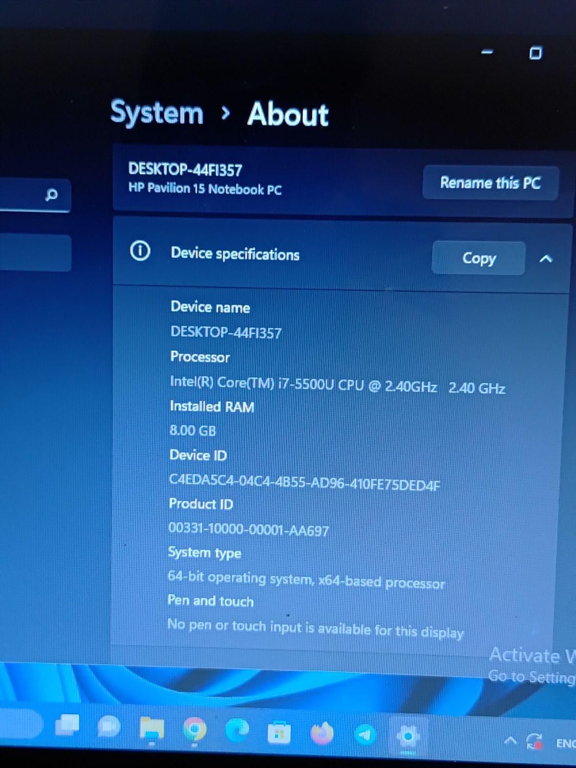 hp pavilion 15|رایانه همراه|تهران, تهرانپارس غربی|دیوار
