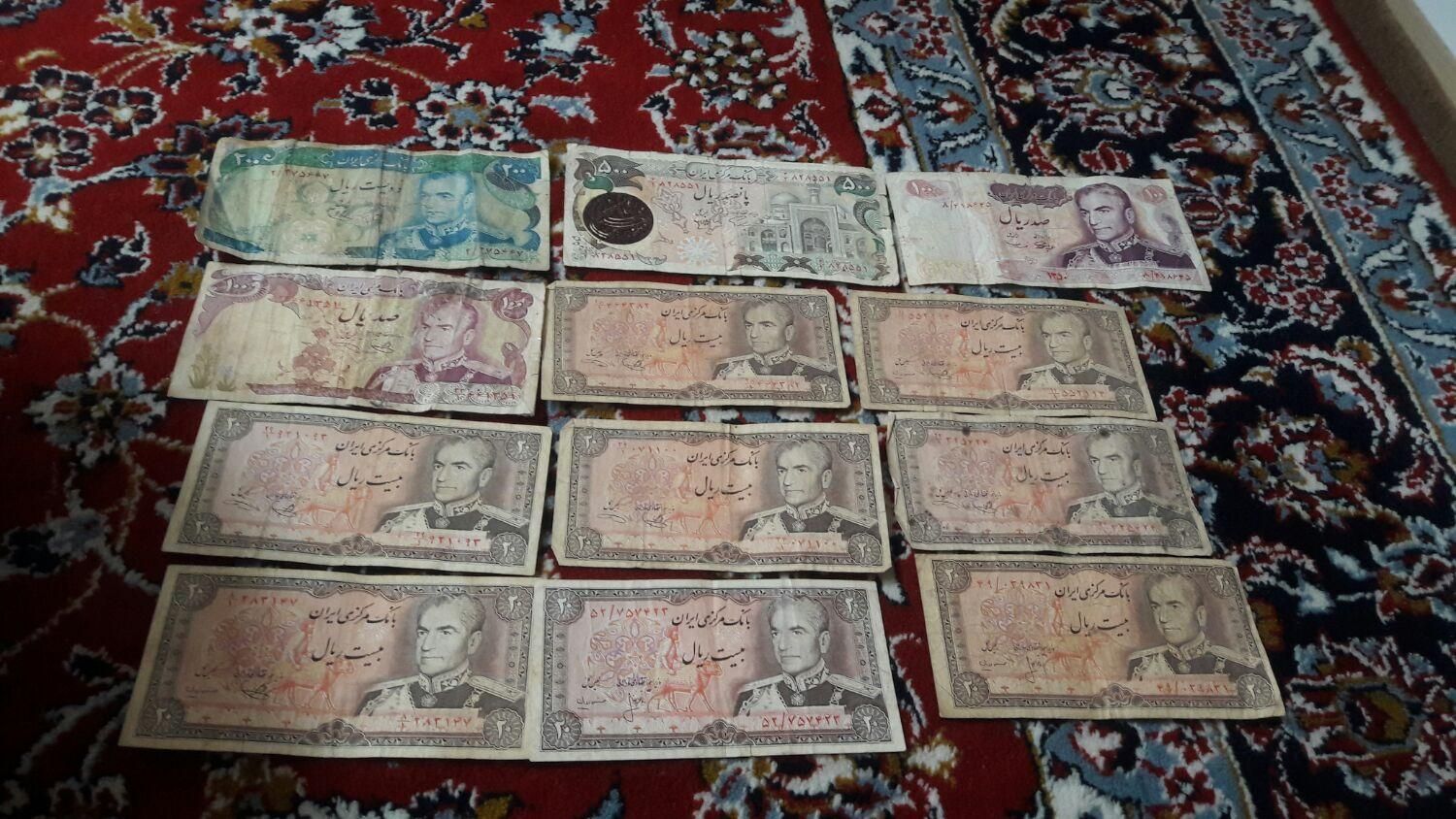 فروش اسکناس های پهلوی وجهوری|کلکسیون سکه، تمبر، اسکناس|اردبیل, |دیوار
