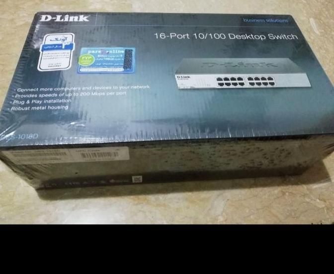 سوییچ D-link 1016D|مودم و تجهیزات شبکه|تهران, شمس‌آباد|دیوار