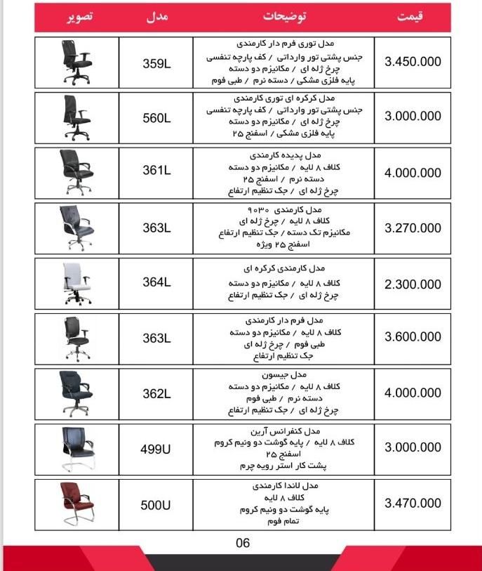صندلی اداری میز کانتر مدل 852|دفتر کار|رشت, بازار|دیوار