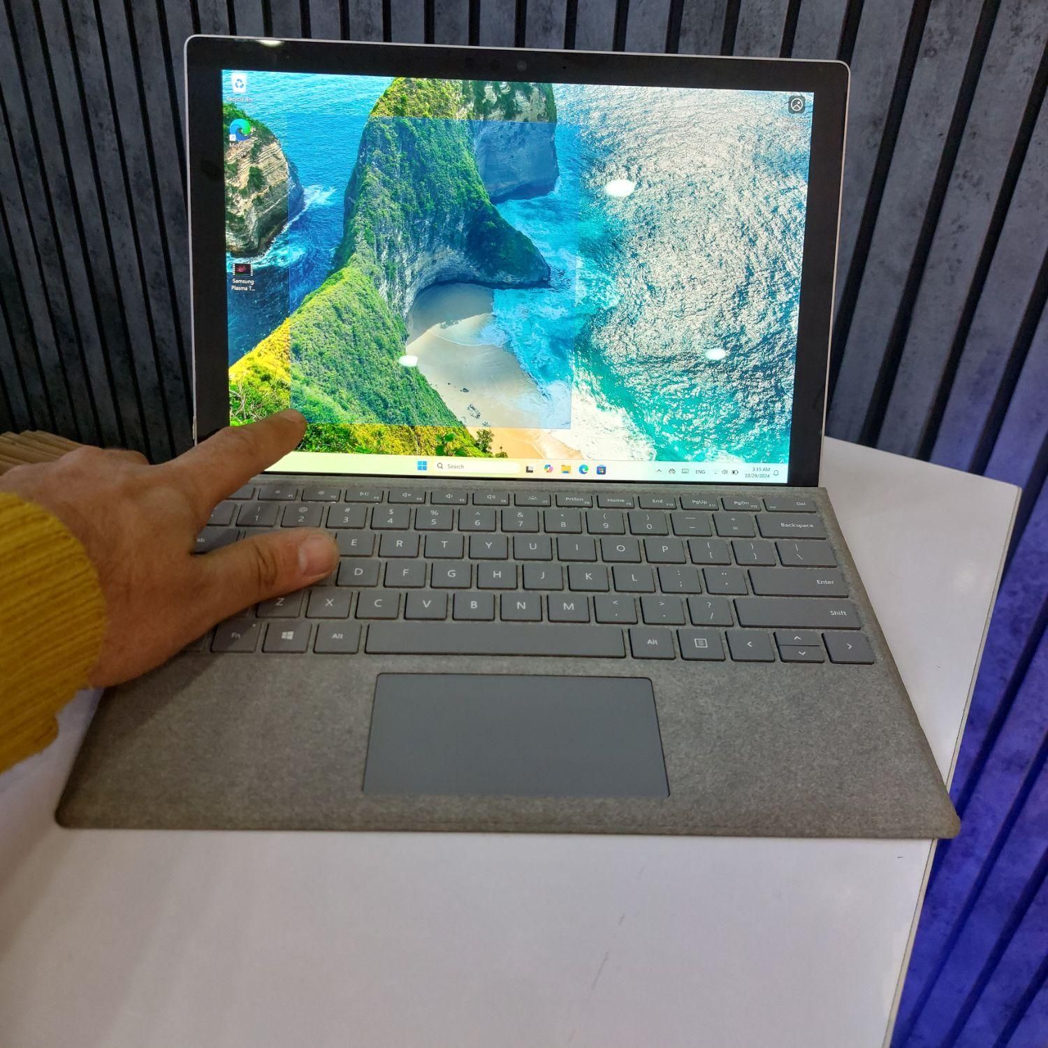 لپتاپSURFACE PRo7نسل ده i5رم۱۶هاردSSD باکیبورد فول|رایانه همراه|تهران, میرداماد|دیوار