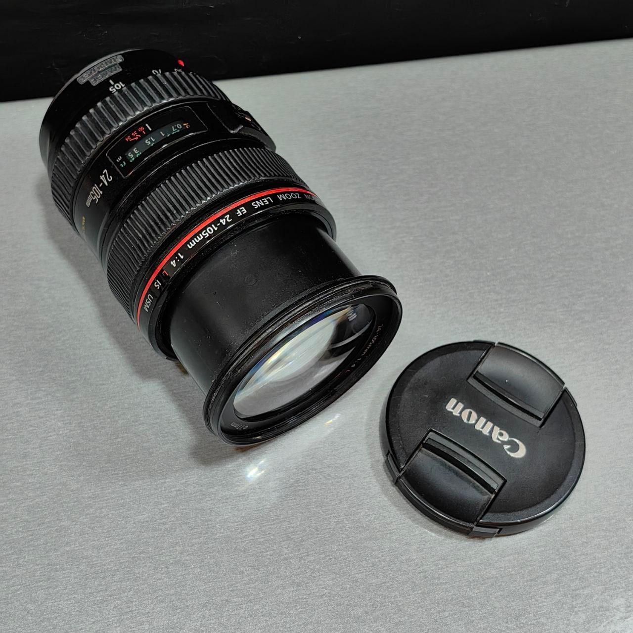 لنز کنون ۲۴-۱۰۵ f 4 canon|دوربین عکاسی و فیلم‌برداری|تهران, شهرک غرب|دیوار
