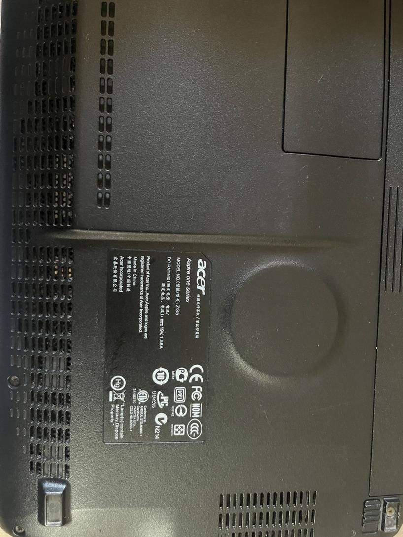 لپ تاپ ایسر مدل Acer aspire one|رایانه همراه|تهران, تهرانپارس غربی|دیوار