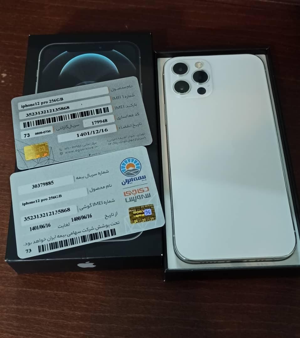 اپل iPhone 12 Pro با حافظهٔ ۲۵۶ گیگابایت|موبایل|اصفهان, باغ دریاچه|دیوار