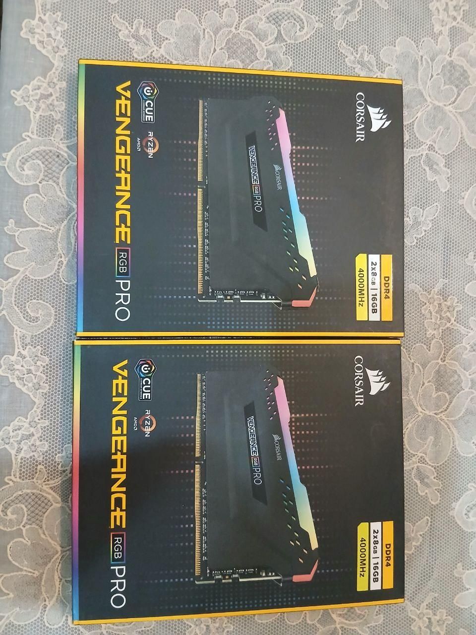 ۳۲ گیگ‌ رم  (۸×۴) corsair vengeance pro rgb ram|قطعات و لوازم جانبی رایانه|تهران, امیریه|دیوار