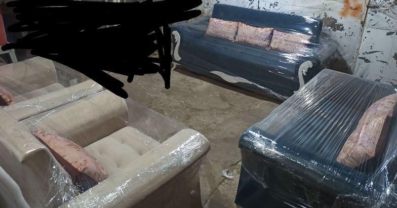 دو سرویس مبل ۷نفره|مبلمان خانگی و میز عسلی|زابل, |دیوار